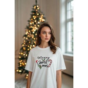 Merry Christmas T-Shirt, Holly Shirt